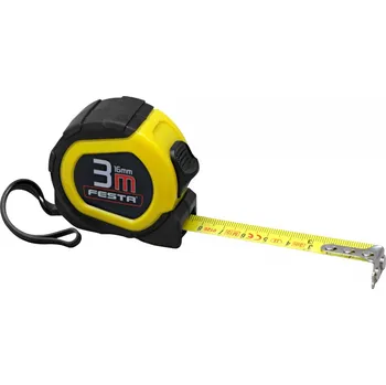 metr KINEX/K-MET Svinovací metr FESTA 10m - pogumovaný s magnetem, tř. přesnosti 2