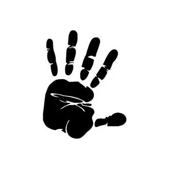 Výtvárné potřeby ARTEMISS Ruka - plastová šablona 178 Rozměr: D 29x29cm