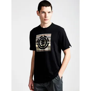 Element Indiana Logo Block Flint černé M Pánské tričko Element Indiana Logo Block Flint černé M