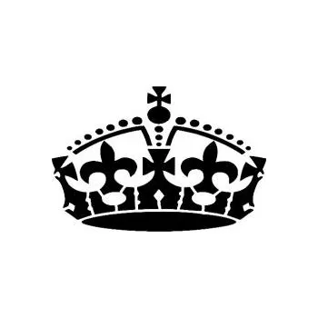 ARTEMISS Královská koruna - plastová šablona 208 Rozměr: C 14,5x14,5cm
