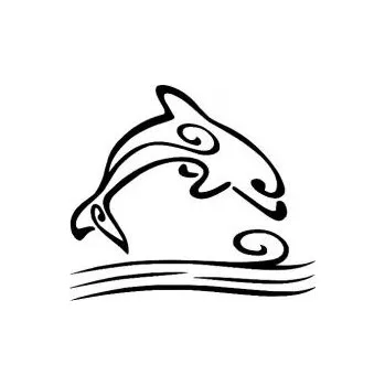 Výtvárné potřeby ARTEMISS Delfín - plastová šablona 189 Rozměr: D 29x29cm