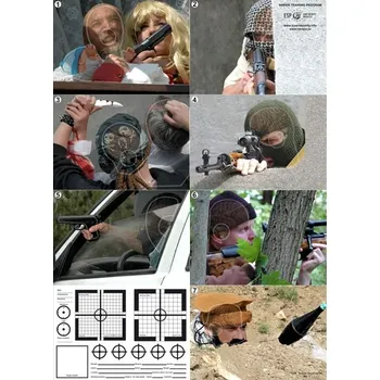 Terč na sportovní střelbu ESP Velký taktický terč č.7 - sniper