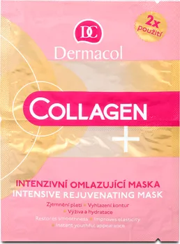 Pleťová maska Dermacol Collagen+ Intenzivní omlazující maska 2 x 8 g