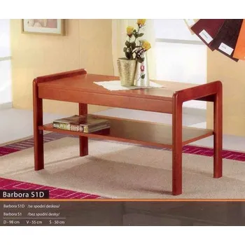 Konferenční stolek Fagus konferenční stolek BARBORA s odkládací deskou 100 x 50 cm Varianta: konferenční stolek BARBORA 50 x 50 cm