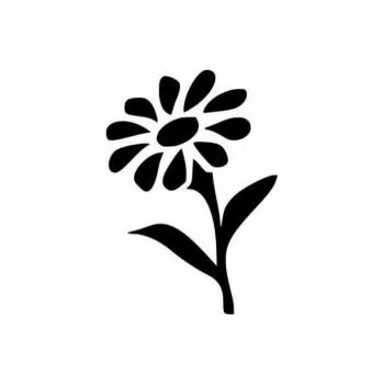 ARTEMISS Kopretina - plastová šablona 089 Rozměr: A 6,5x9cm