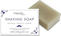 Friendly Soap Pomeranč a levandule přírodní mýdlo na holení 95 g