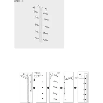 Náhradní stěnový profil Tahiti deluxe 7804450