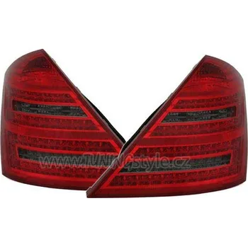 Zadní světlomet Zadní světla LED Mercedes Benz S W221 05-09 červená/kouřová