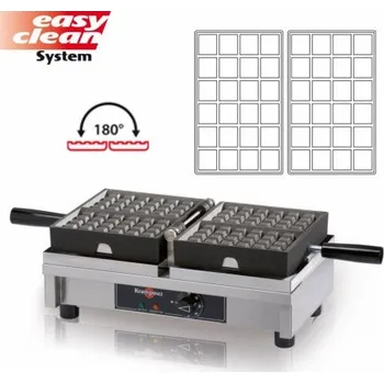 Vaflovač Vaflovač elektrický Krampouz WECAJA, Fruits 4x6, sklopný 180°, EasyClean