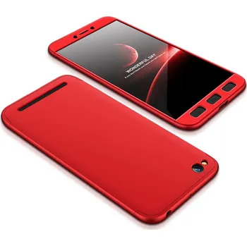 Pouzdro na mobilní telefon Beweare 360 oboustranný kryt na Xiaomi Redmi 5A - červený