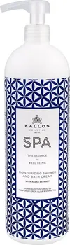 Sprchový gel Kallos SPA Moisturizing Shower And Bath Cream pro ženy 1 l