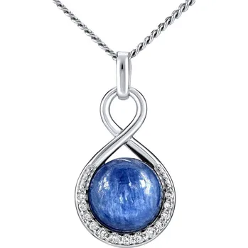 Přívěsek Stříbrný přívěsek s přírodním modrým Kyanitem