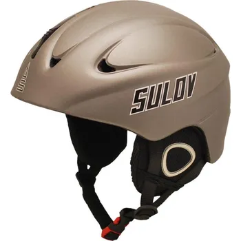 Sulov® Lyžařská přilba SULOV® REVOLT In-mold, stříbrná mat Helma velikost: L