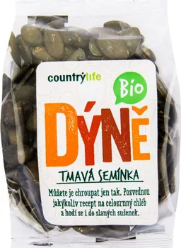 Country Life Dýňová semínka tmavá Bio 100 g