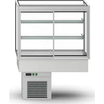 Chladící obslužná vestavná vitrína CUBUS B 80 cm, 2 police Sleva 18100Kč