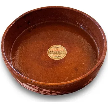 Pánev Pereruela Pánev keramická glazurovaná 40 x 9 cm Ruční výroba ve Španělsku