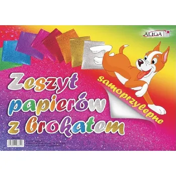 Papír Barevné papíry B5 Brokát 8listů samolepicí 941391