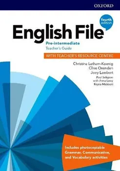 Anglický jazyk English File: Fourth Edition: Pre-Intermediate: Teacher´s Book with Teacher´s Resource Center - Clive Oxegen a kol. (2019, brožovaná)