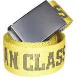 Opasek textilní Urban Classics Jaquard - žlutý, 120