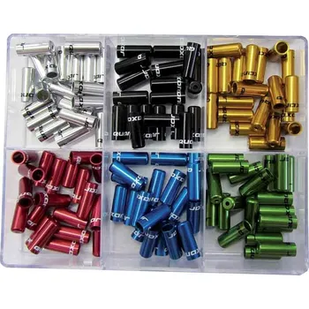 Lanko pro jízdní kolo Koncovka řadícího bowdenu Quaxar 4mm stříbrná