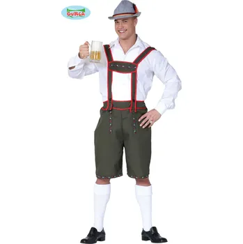 Karnevalový kostým Guirca Fiestas Španělsko Tyrolák - kalhoty varianta: M 48 - 50
