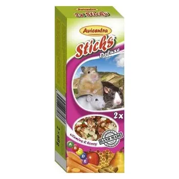 Krmivo pro hlodavce Avicentra tyčinky malý hlodavec - vitam.+med 2ks