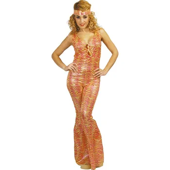 Karnevalový kostým Guirca Fiestas Španělsko Kombinéza HIPPIE - D varianta: M - 38/40