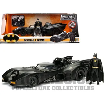 autíčko Batman - Diecast Model 1/24 1989 Batmobile s figurkou