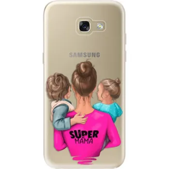 Pouzdro na mobilní telefon Odolné silikonové pouzdro iSaprio - Super Mama - Boy and Girl - Samsung Galaxy A5 2017