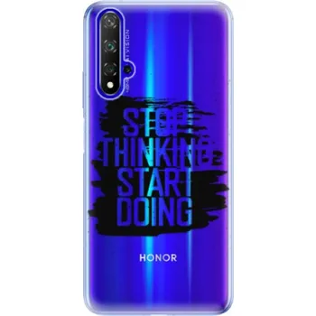 Pouzdro na mobilní telefon Odolné silikonové pouzdro iSaprio - Start Doing - black - Huawei Honor 20