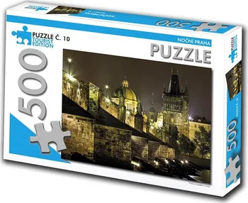 Puzzle Tourist Edition Puzzle Noční Praha 500 dílků