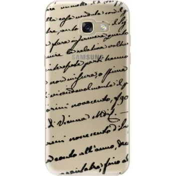 Pouzdro na mobilní telefon Odolné silikonové pouzdro iSaprio - Handwriting 01 - black - Samsung Galaxy A5 2017