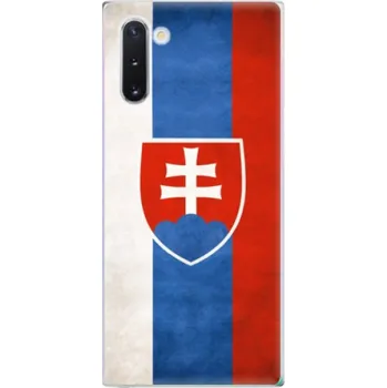 Pouzdro na mobilní telefon Odolné silikonové pouzdro iSaprio - Slovakia Flag - Samsung Galaxy Note 10