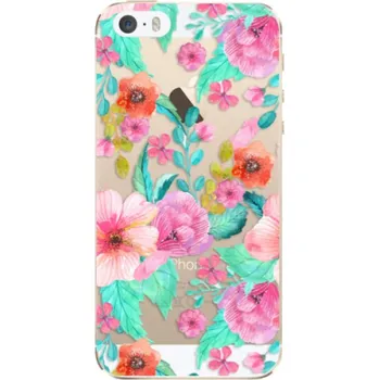 Pouzdro na mobilní telefon Odolné silikonové pouzdro iSaprio - Flower Pattern 01 - iPhone 5/5S/SE