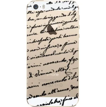 Pouzdro na mobilní telefon Odolné silikonové pouzdro iSaprio - Handwriting 01 - black - iPhone 5/5S/SE