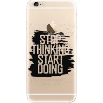 Pouzdro na mobilní telefon Odolné silikonové pouzdro iSaprio - Start Doing - black - iPhone 6/6S