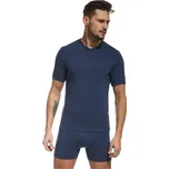 Pánské triko Cornette Hight Emotion 531 V-neck jeans M Modrá