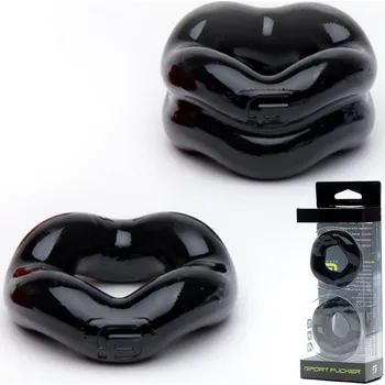 Připínací penis Sport Fucker Revolution Ring Stretch Combo Set Black