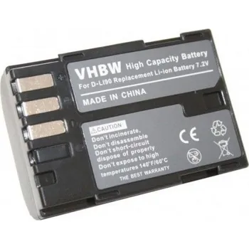 TopTechnology Baterie Pentax D-LI90 1300mAh 7.4V Li-ion nahrazuje ORIGINÁL