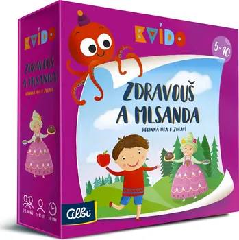 Desková hra Albi Kvído Zdravouš a Mlsanda