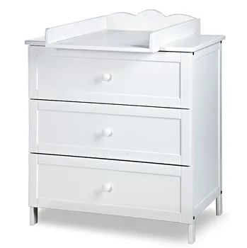 přebalovací pult a komoda Klups Komoda Radek 2019 III bílá 