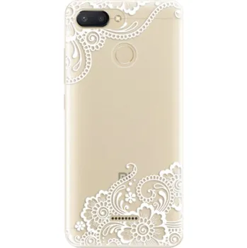 Telefonní příslušenství Odolné silikonové pouzdro iSaprio - White Lace 02 - Xiaomi Redmi 6