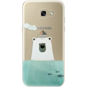 Pouzdro na mobilní telefon Odolné silikonové pouzdro iSaprio - Bear With Boat - Samsung Galaxy A5 2017