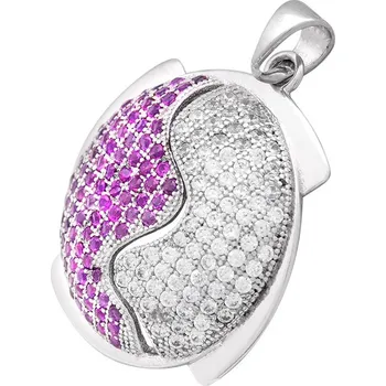 Přívěsek Stříbrný přívěsek se zirkony Ag 3,2 g