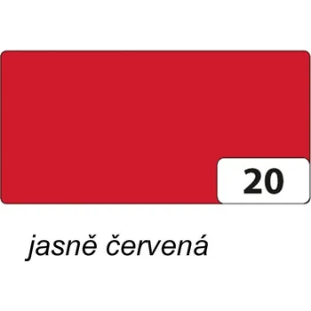 Umělecký papír Folia Barevný papír 300g - 20 jasně červená Velikost: A4