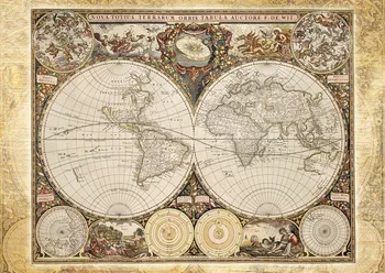 Puzzle Schmidt Puzzle Historická mapa světa 2000 dílků