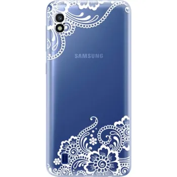 Pouzdro na mobilní telefon Odolné silikonové pouzdro iSaprio - White Lace 02 - Samsung Galaxy A10