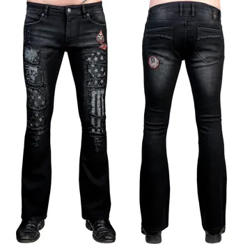 Pánské džíny kalhoty unisex (jeans) WORNSTAR - Riven - Black