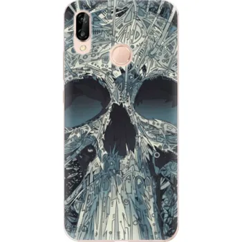 Telefonní příslušenství Odolné silikonové pouzdro iSaprio - Abstract Skull - Huawei P20 Lite