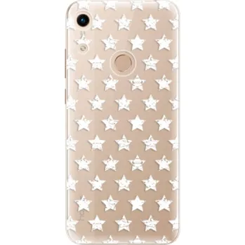 Pouzdro na mobilní telefon Odolné silikonové pouzdro iSaprio - Stars Pattern - white - Huawei Honor 8A